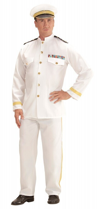 Widmann Navy Captain Adam costume men white