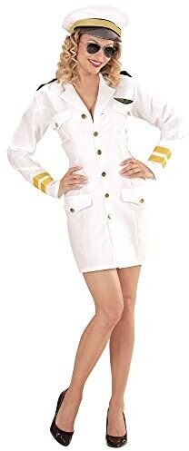 Widmann Navy Captain Amy costume ladies white