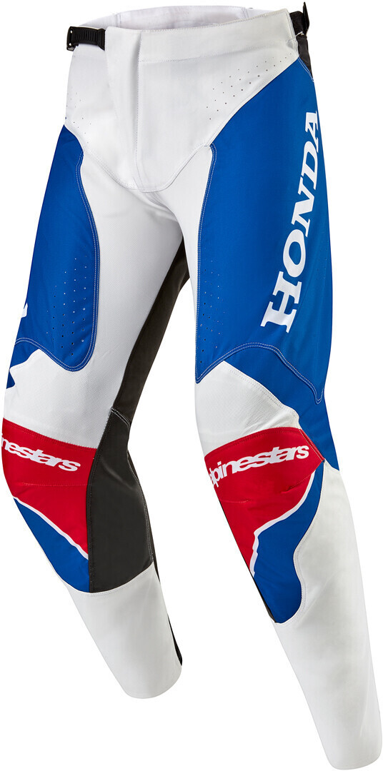 Alpinestars Honda Racer Iconic Pants white/bright blue/bright red