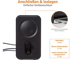 Amazonbasics computer speakers clearance