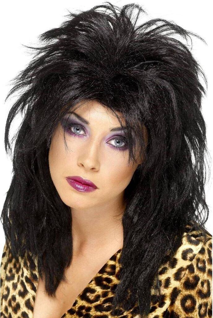 Smiffy's 80s Popstar Wig black