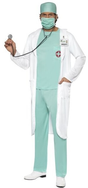 Smiffy's Senior doctor costume green