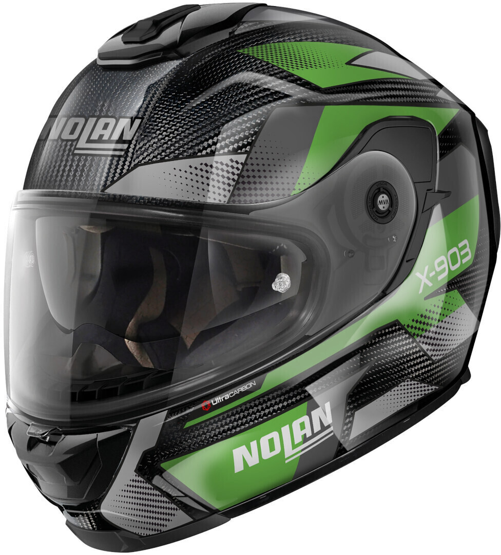 Nolan X-903 Ultra Carbon Highspeed N-Com anthracite/vert