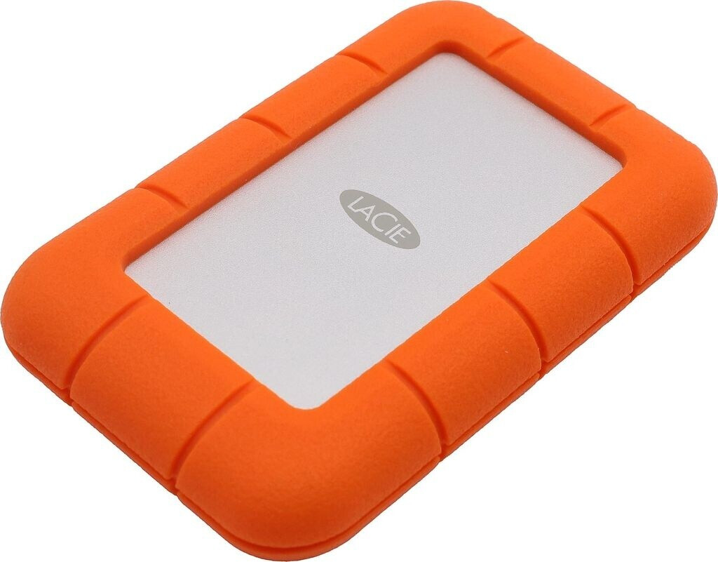 LaCie Rugged Mini SSD 2TB - antichoc, USB‑C SSD externe portable, pour Mac et Windows - Service Rescue Data Recovery inclus