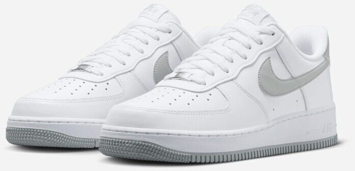 White and gray nike air force 1 cheap
