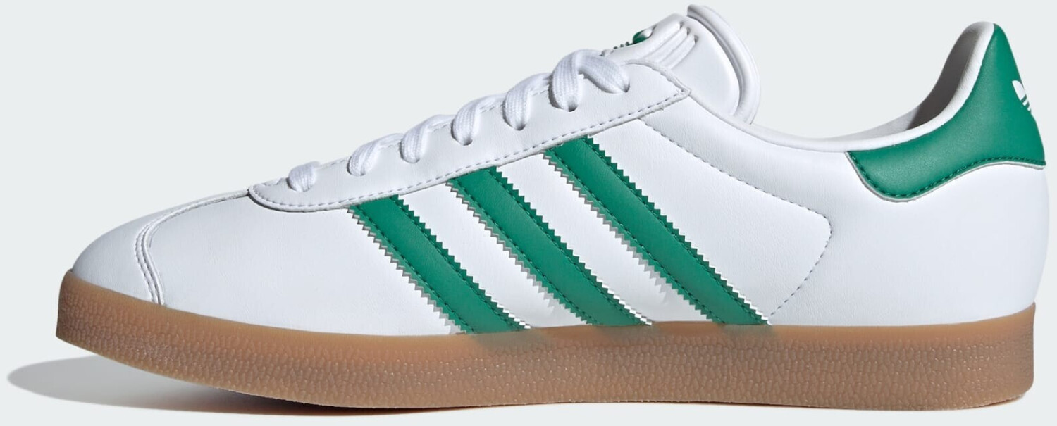 Adidas Gazelle cloud white/bold green/gold metallic