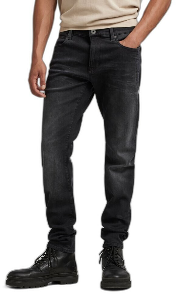 G-Star Lancet Skinny Jeans (D17235) worn in black onyx