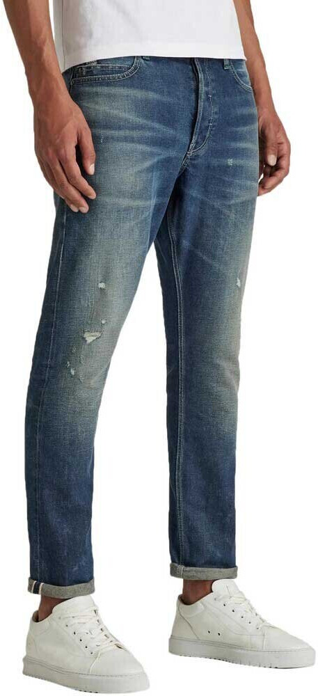 G-Star Triple A Regular Straight Selvedge Jeans (D20185-B454-C953) blue