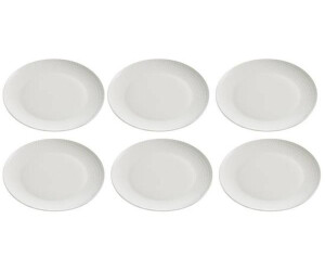 Vilde Essteller Set 6 Stück - Tiefe Suppenteller Aus Opalglas Schwarz