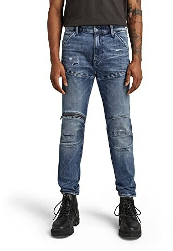G-Star 5620 3D Zip Knee Skinny faded cascade restored