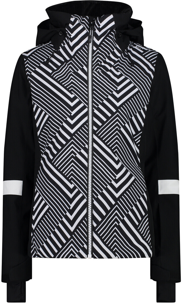 CMP Women's Jacket Fix Hood (33W0686) nero-bianco