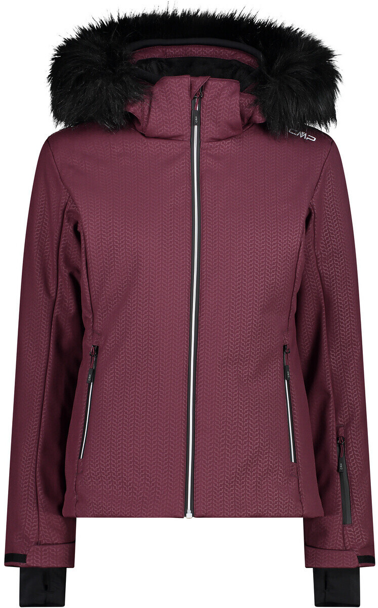 CMP Women's Jacket Zip Hood (33W0646F) burgundy