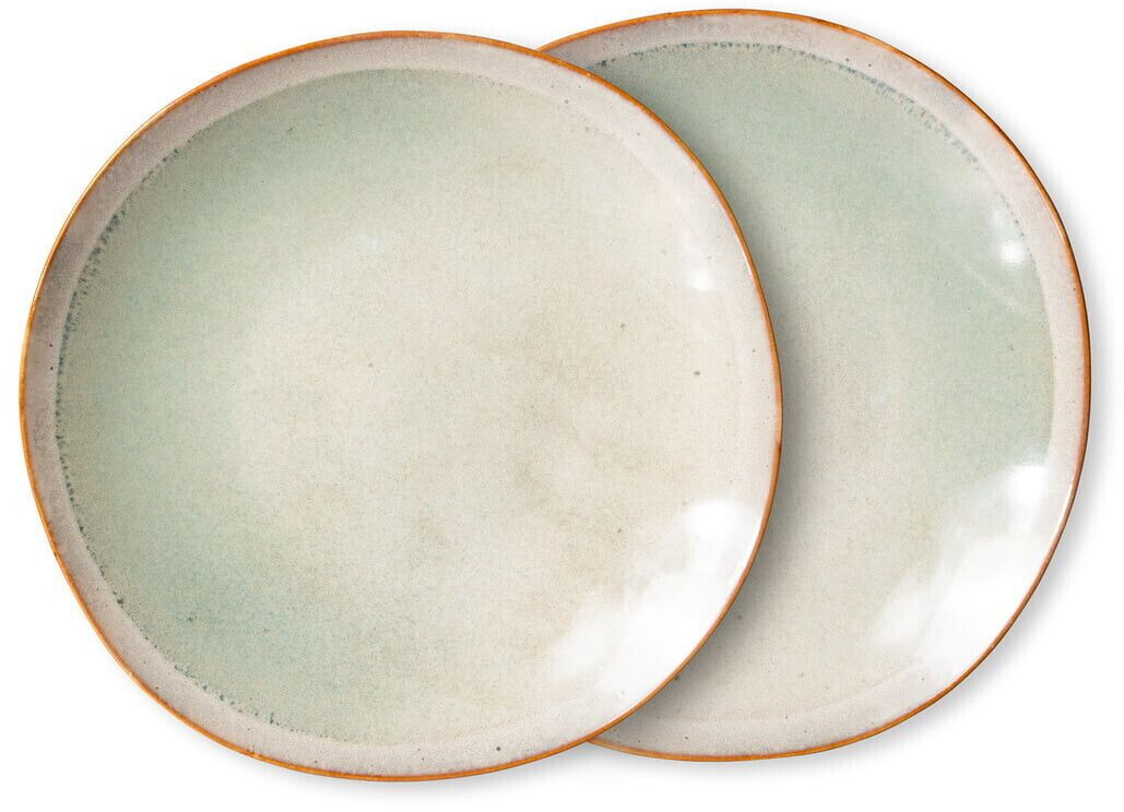 HKliving 70's Ceramic Side Plate Beilagenteller 2er-Set 22 cm ab 19,95 €