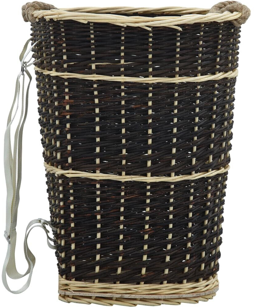 vidaXL Sac à dos bois de chauffage sangles de transport 50x44x58 cm