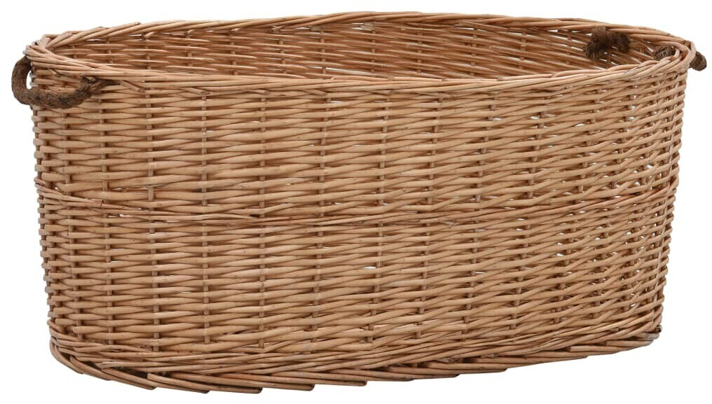 vidaXL Panier à bois de chauffage poignées de transport 78x54x34 cm