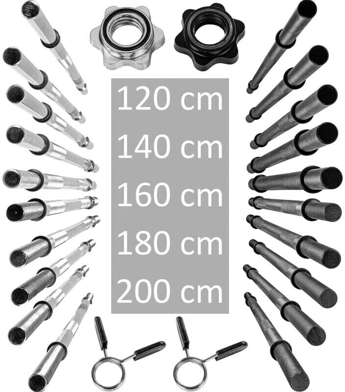 Movit Weight bar 120 cm chrome