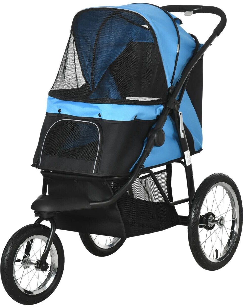 Pawhut Poussette pour chien blue Pawhut Poussette pour chien blue
