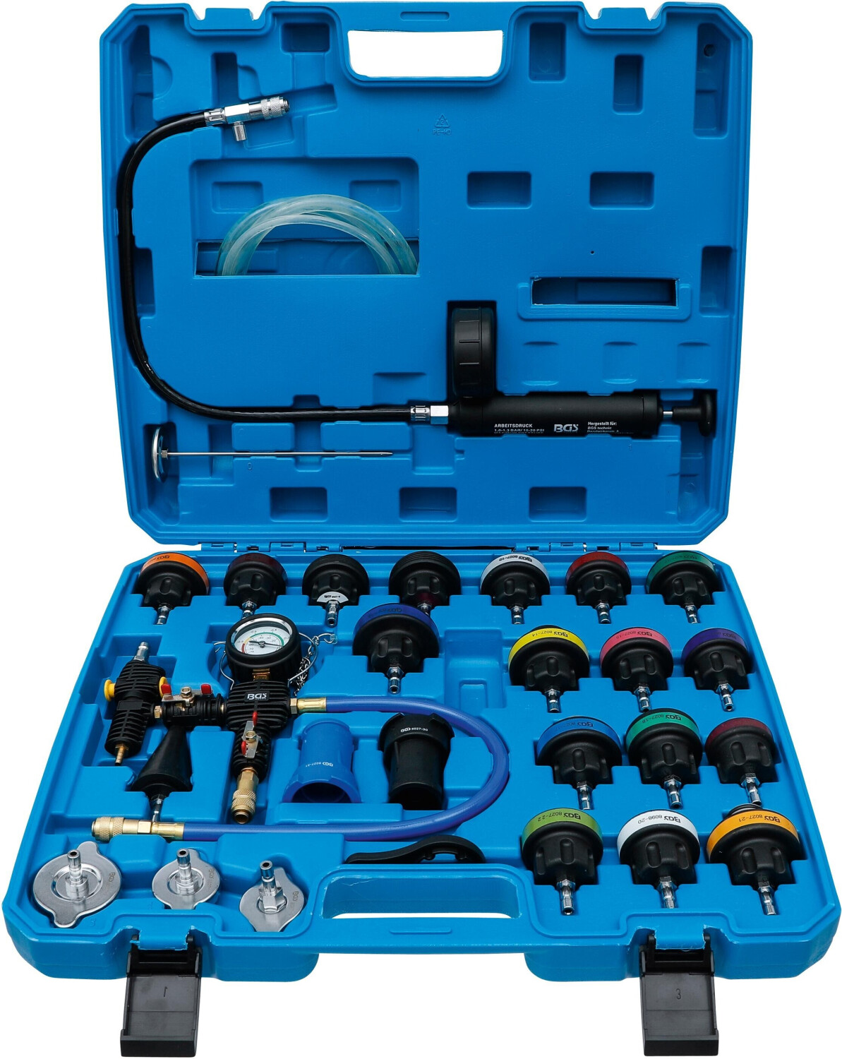 BGS Cooling system pressure set 8098 (28 pcs.)