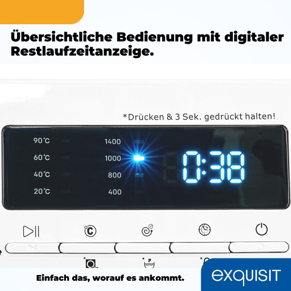Exquisit WA7014-020A weiß, Bild 6