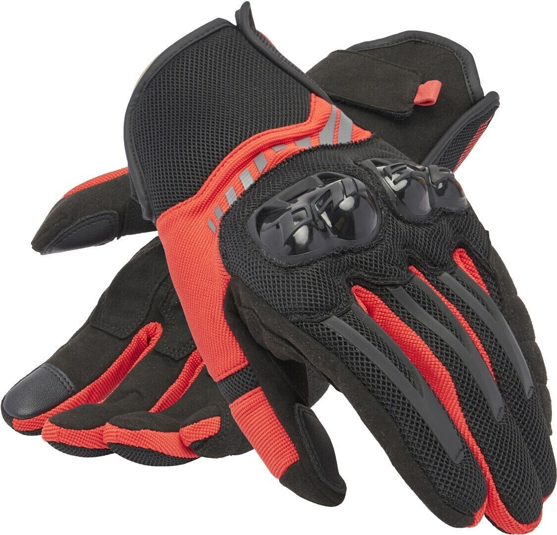 Dainese Gants Mig 3 Air Tex noir/rouge
