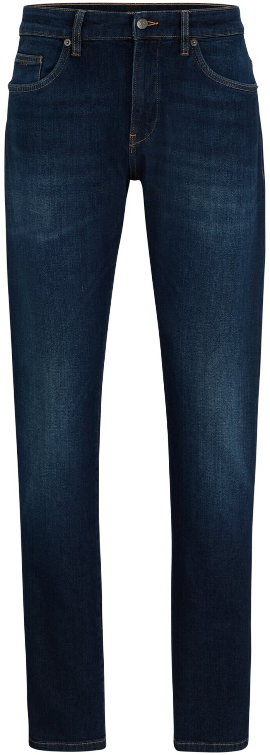 thumbnail image 2 of Hugo Boss Delaware3-1 Slim Fit Jeans – Men's Dark Blue Wash Straight Leg, 94% Cotton 2 of 6