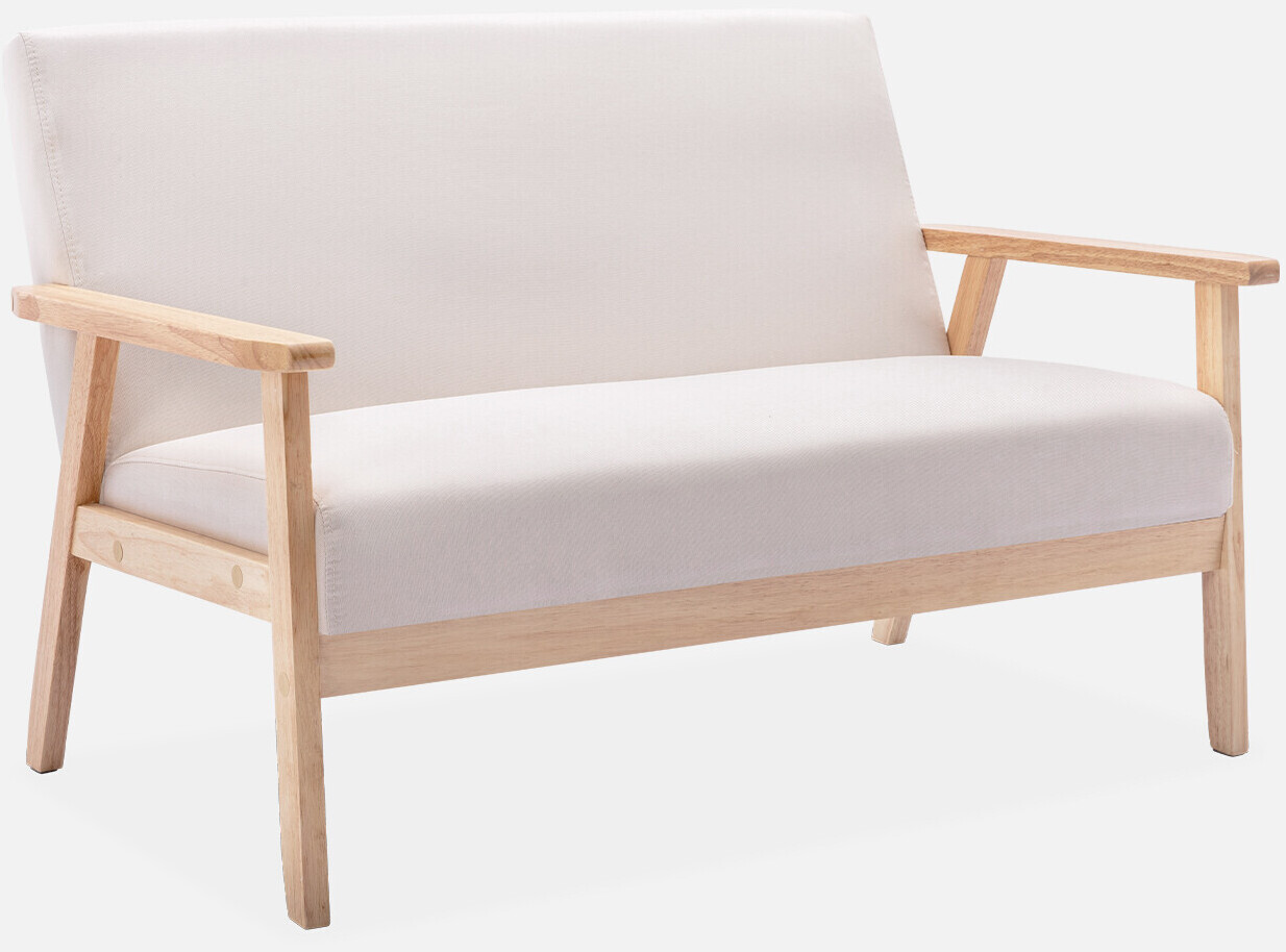 sweeek Isak single sofa cream 114x69.5x73 cm beige
