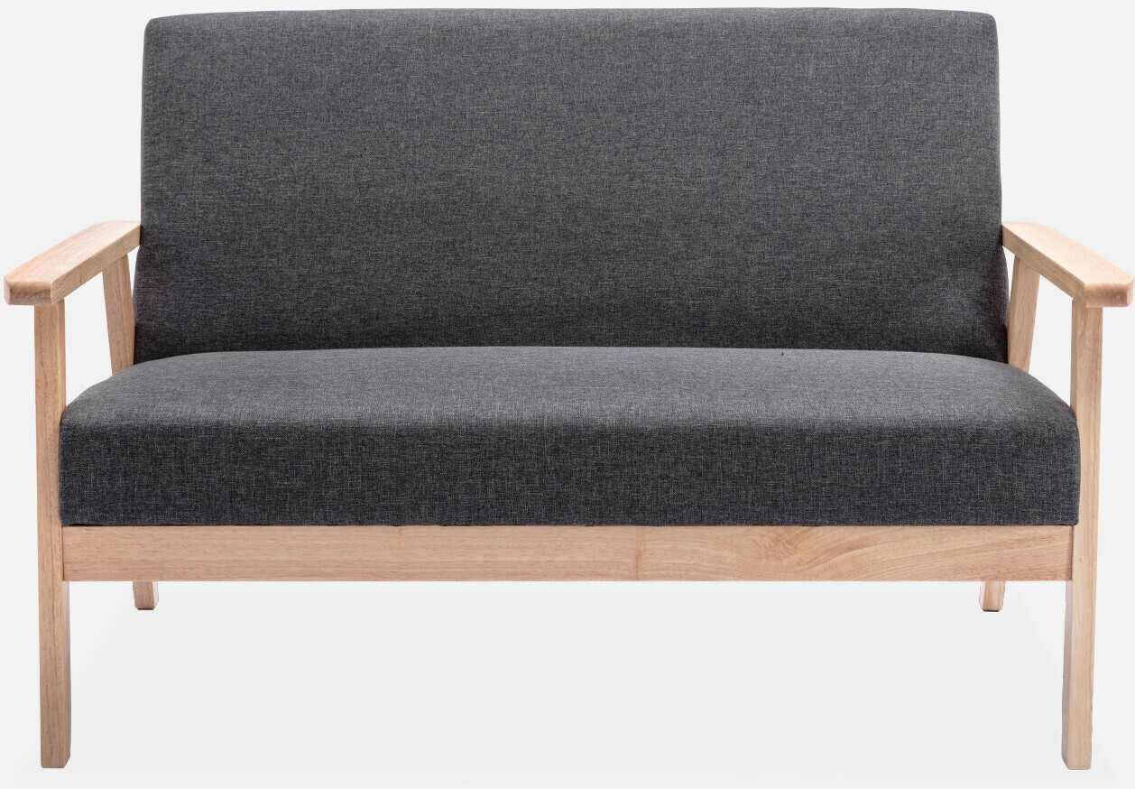 sweeek Isak single sofa dark gray 114x69.5x73 cm dark gray