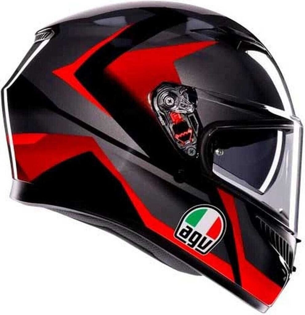 AGV K-3 Striga noir/rouge
