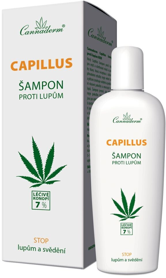 Photos - Hair Product Cannaderm Cannaderm Capillus Anti-Dandruff Shampoo with Hemp Oil (150 ml)