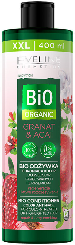 Photos - Hair Product Eveline Cosmetics Eveline  Bio Organic Garnet & Acai Conditioner  (400ml)