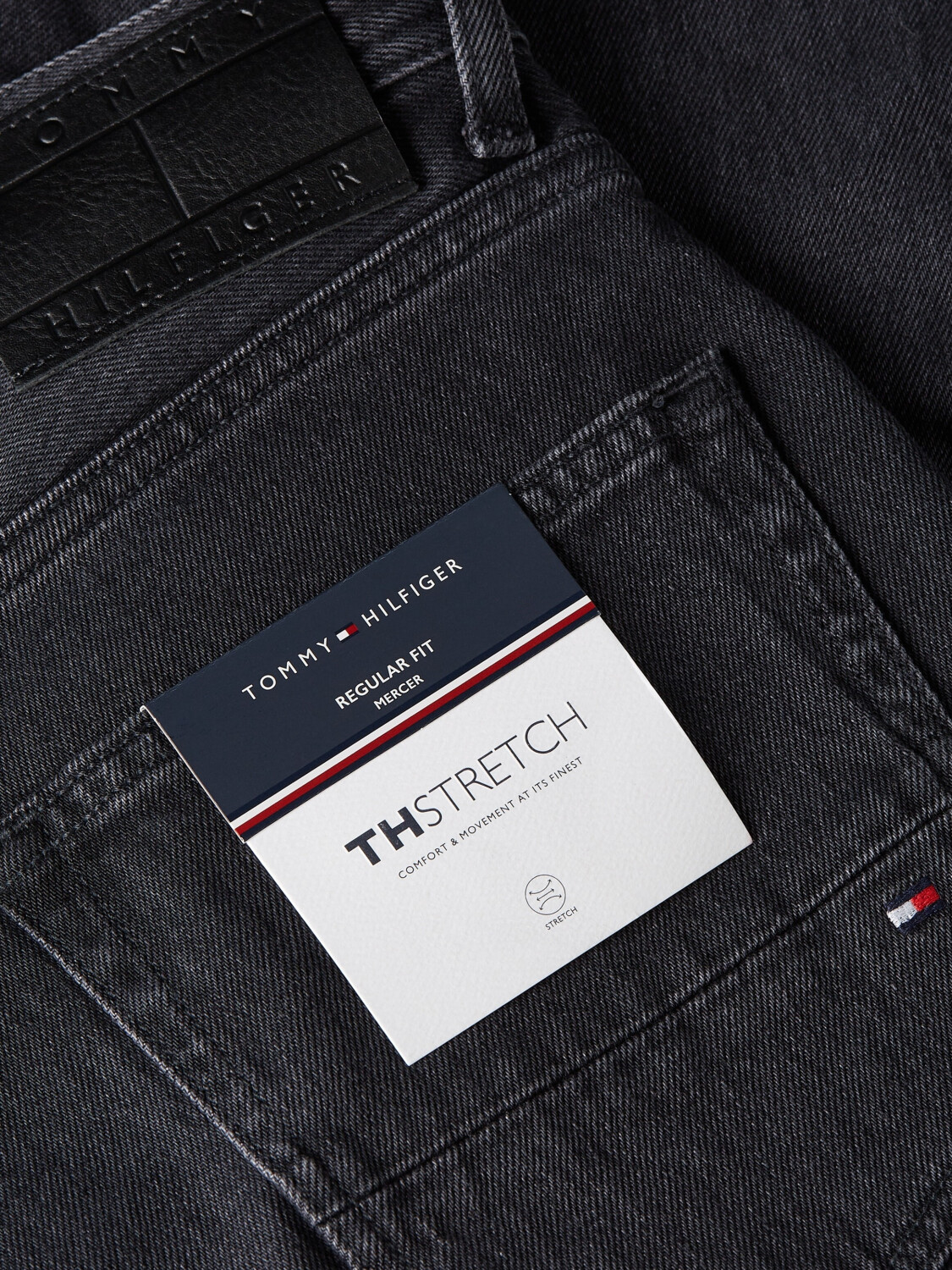 Tommy Hilfiger Mercer Regular Black Jeans (MW0MW34216) nick black 