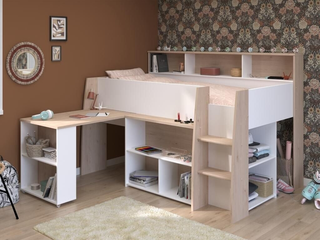 Parisot Lucas 90x200cm with Desk and Ladder