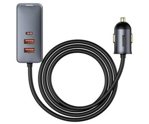 Chargeur allume-cigare 12 / 24 V USB-A / USB-C 32 W avec écran, Chargeurs  allume cigare