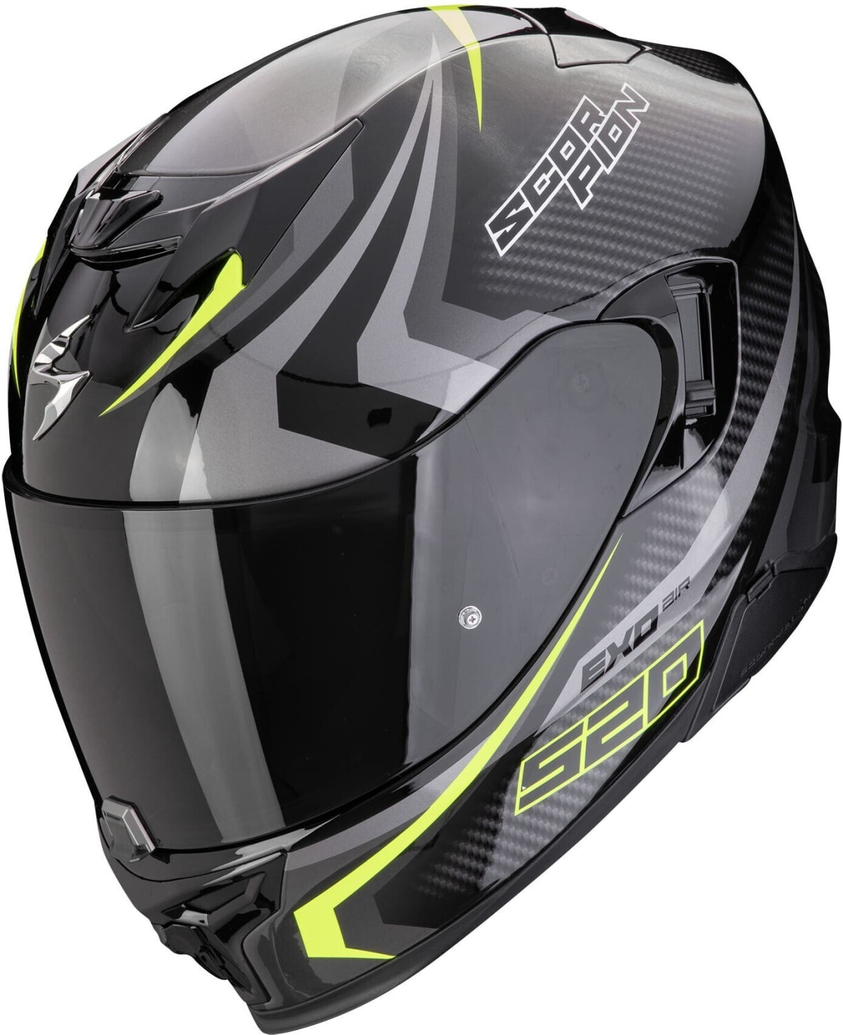 Scorpion Exo-520 Evo Air Terra black/silver/neon yellow