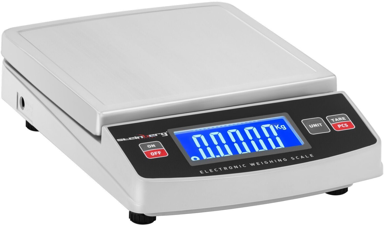 Steinberg Systems Digital bench scale - 5,000 g / 1 g - 14.8 x 15.2 cm - LCD