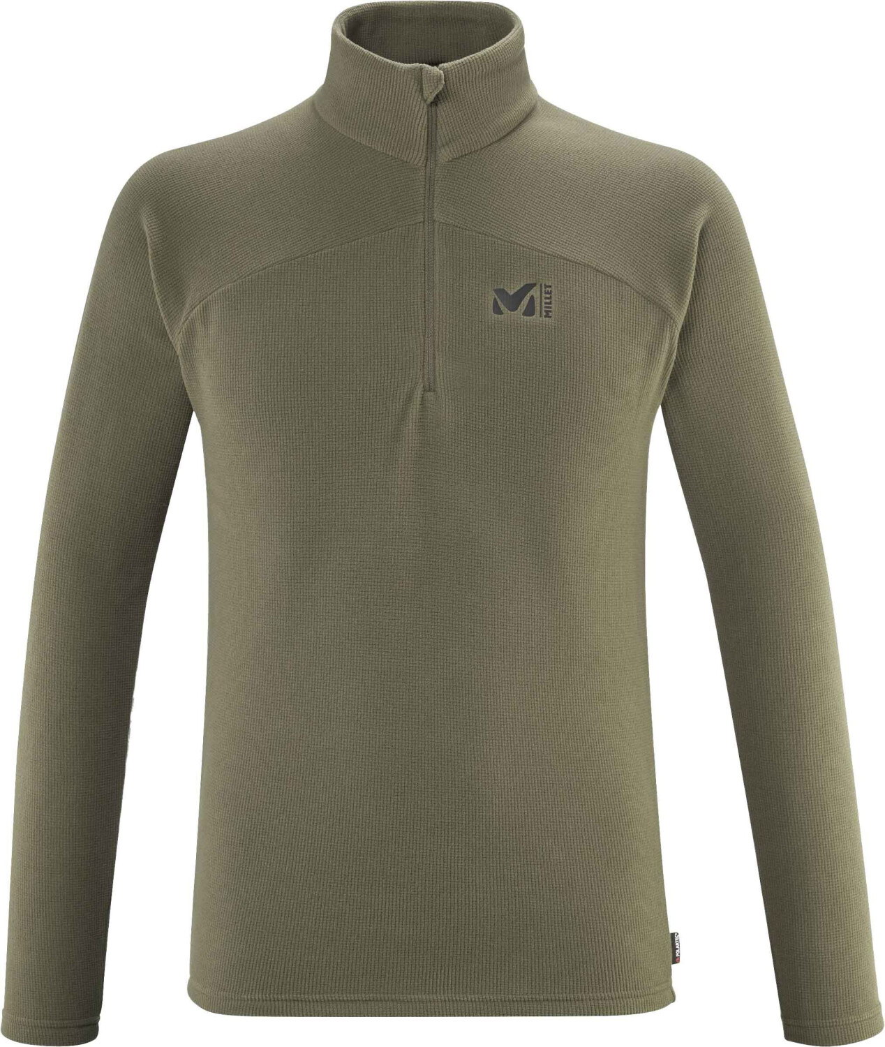 MILLET K Lightgrid Pile Mezza Zip Uomo - Tessuto Polartec Riciclato, Leggero, Caldo, Per Montagna E Vita Quotidiana