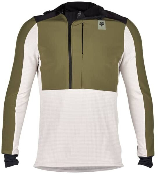 Fox Defend Thermal Hoodie olive green