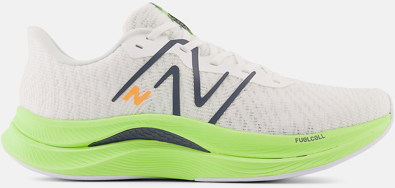 New Balance FuelCell Propel v4 white/bleached lime glo/graphite
