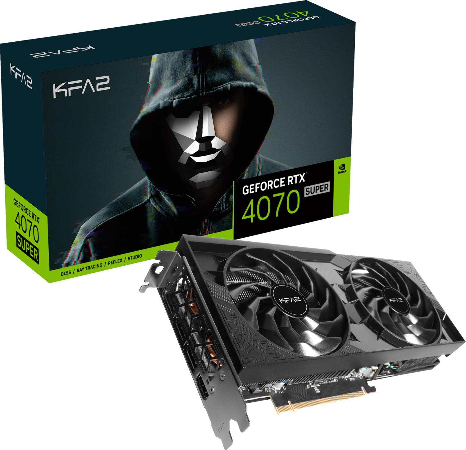 KFA² GeForce RTX 4070 Super 1-Click OC 2X
