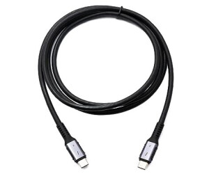 Cavo System-S USB4 40Gbps 120cm Angolato - Ricarica 240W, Trasferimento Veloce, Retrocompatibile USB/Thunderbolt, Nero