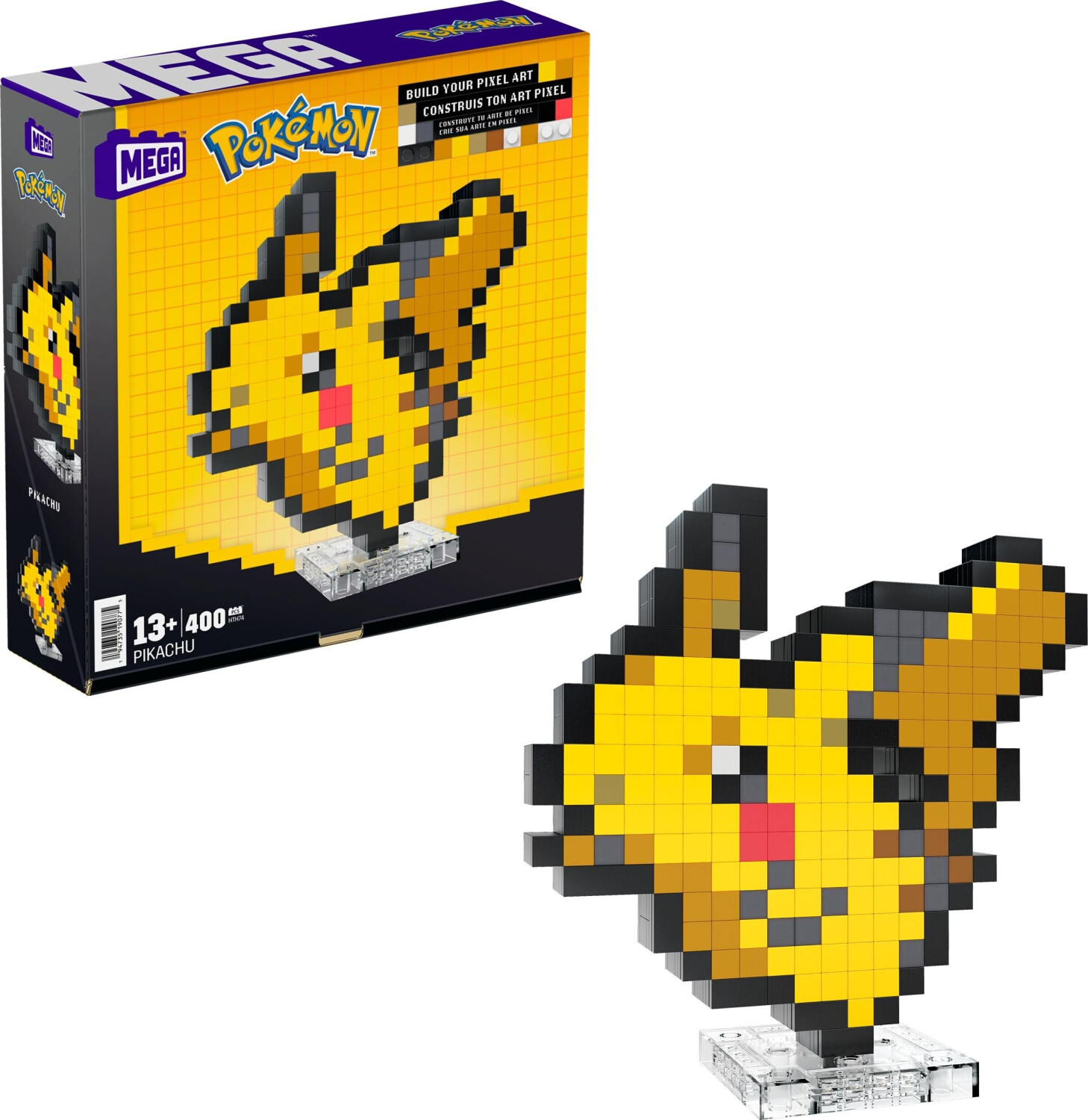 MEGA BLOKS Pokémon Pixel Art Pikachu (HTH74)