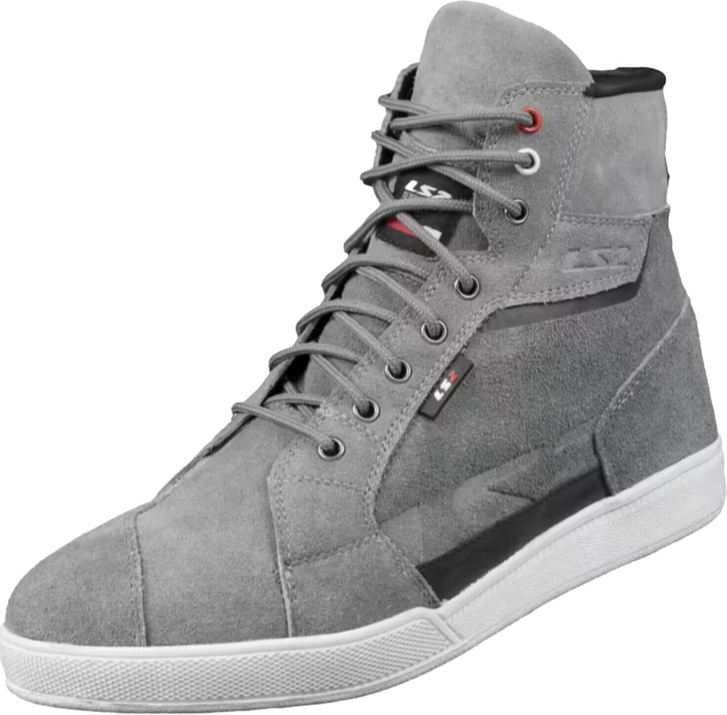 Photos - Motorcycle Boots LS2 Helmets  Downtown Wp Urban Boots light grey 