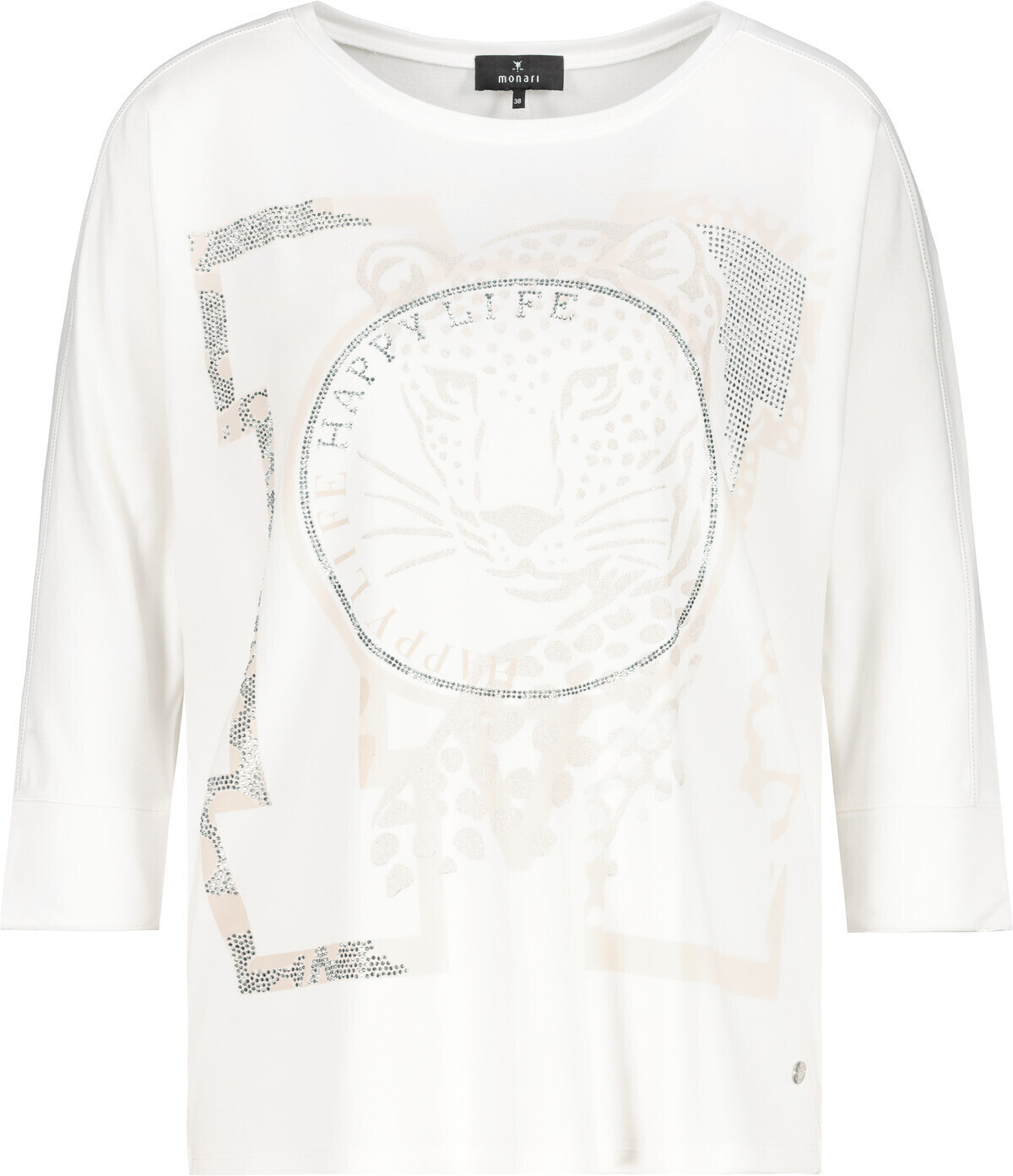 Monari Shirt mit Panther Print (806970) ab 49,99 off-white bei € | Preisvergleich