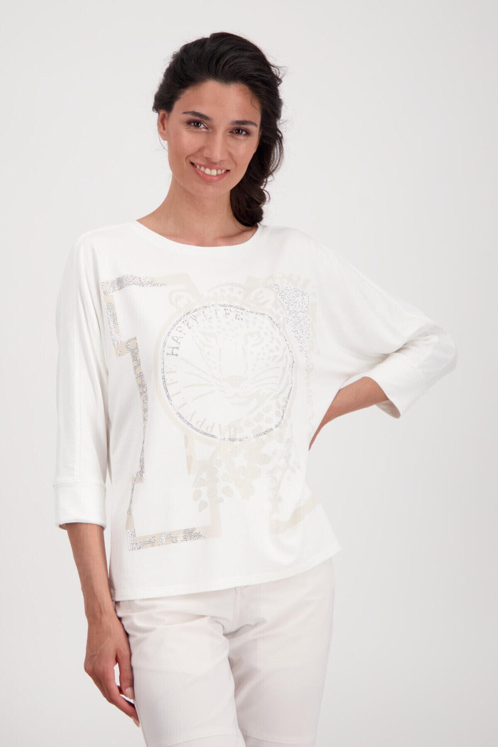 Monari Shirt mit Panther Print | € (806970) Preisvergleich off-white 49,99 ab bei