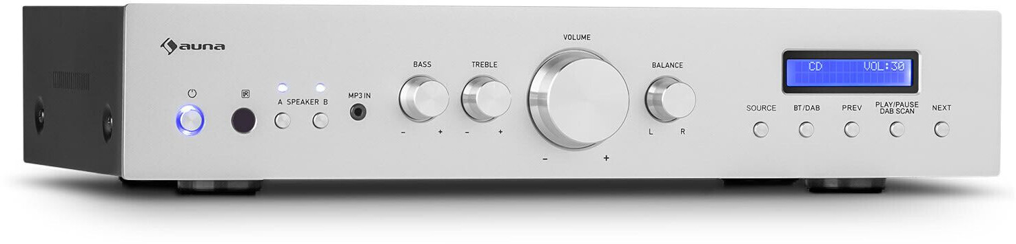 Auna AMP-CD608 DAB argent
