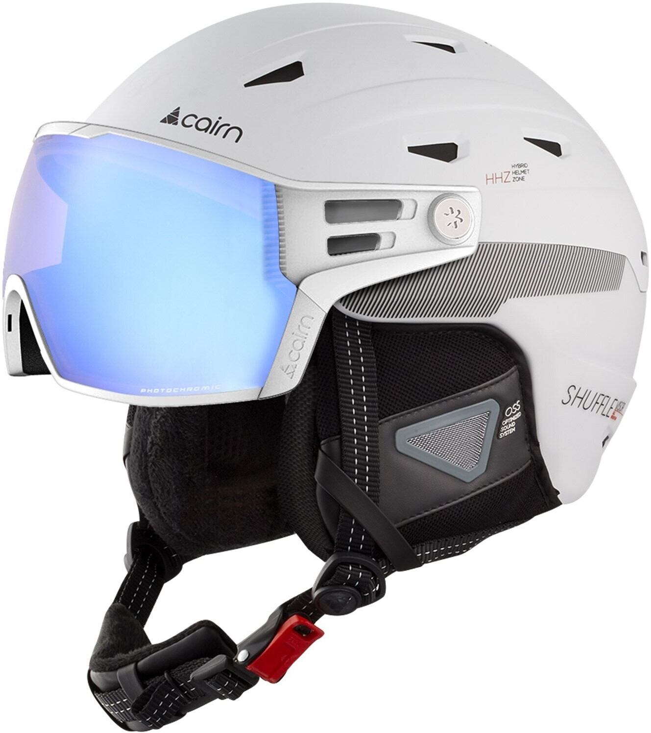 Cairn Shuffle S-visor Evolight Nxt Helmet (060651401-54/56) white