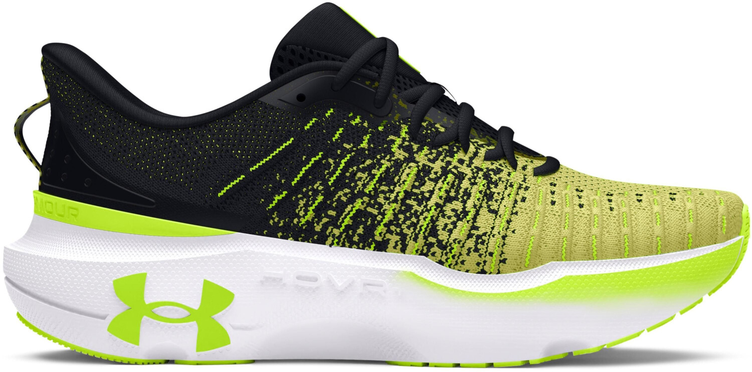 Black and yellow under armour shoes 2025