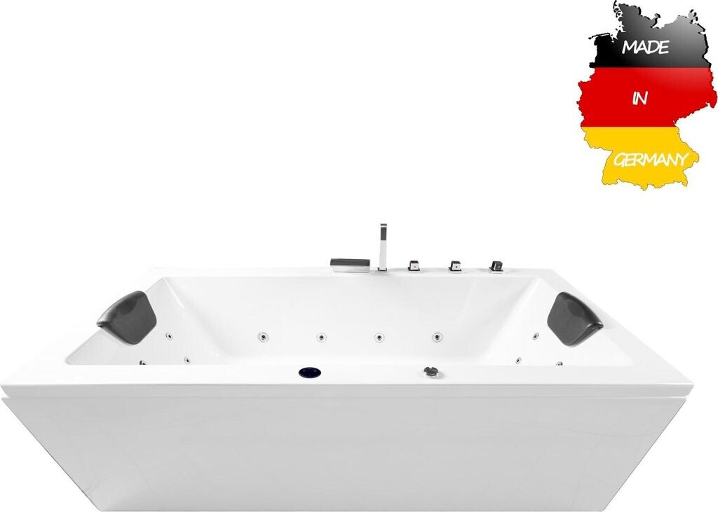 Basera Basic Indoor Whirlwanne Naxos 180 x 80 cm (BA3005027) ab 1.538 ...