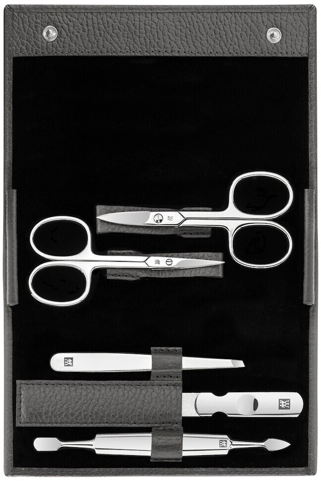 ZWILLING Classic Inox leather push-button case 5-piece (97685-003-0)