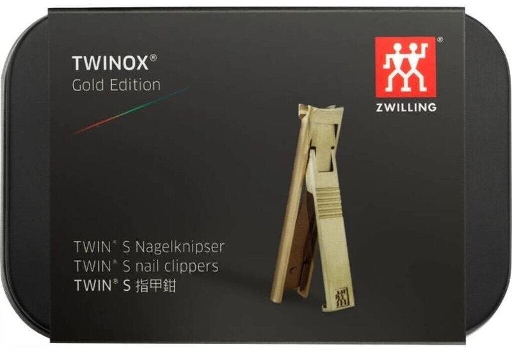 ZWILLING Twinox Twin (42498-102-0) Metallbox ab S Edition Preisvergleich | bei mit 39,95 € Gold Nagelknipser